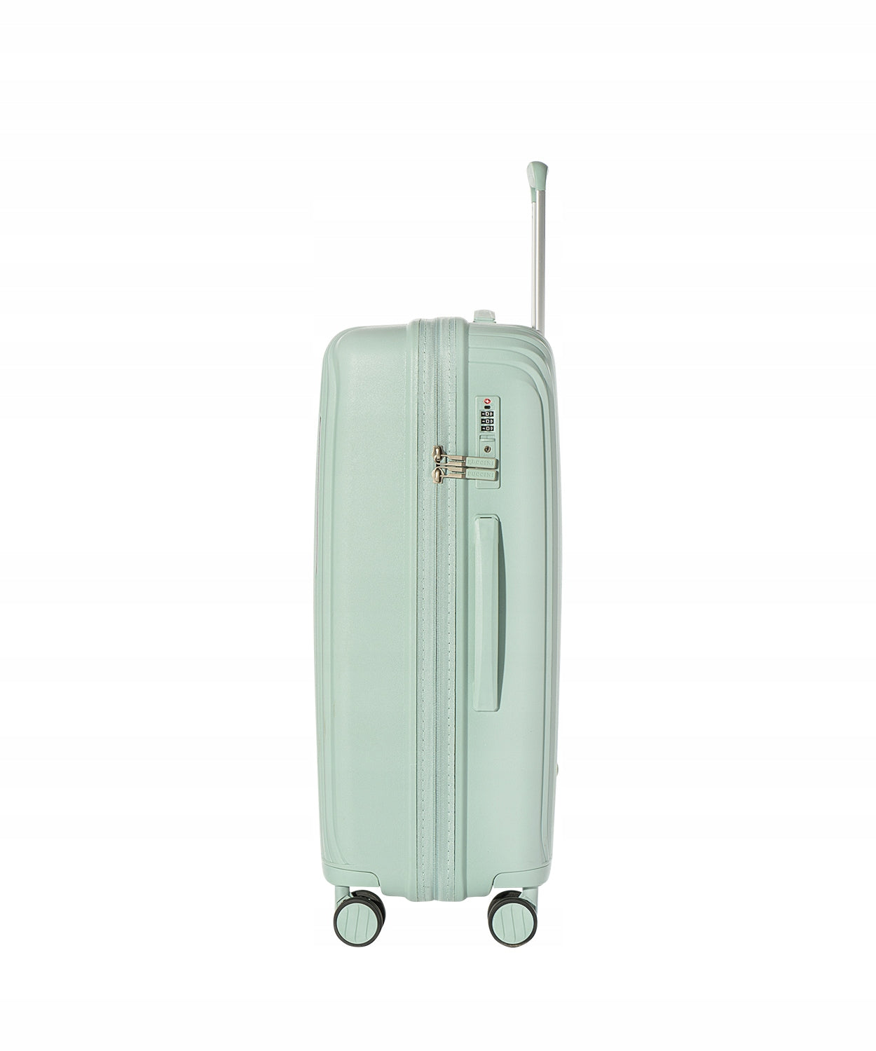 Suitcase Medium Travel On Wheels Hard Lightweight PUCCINI Mint PP024B-5C Brand PUCCINI