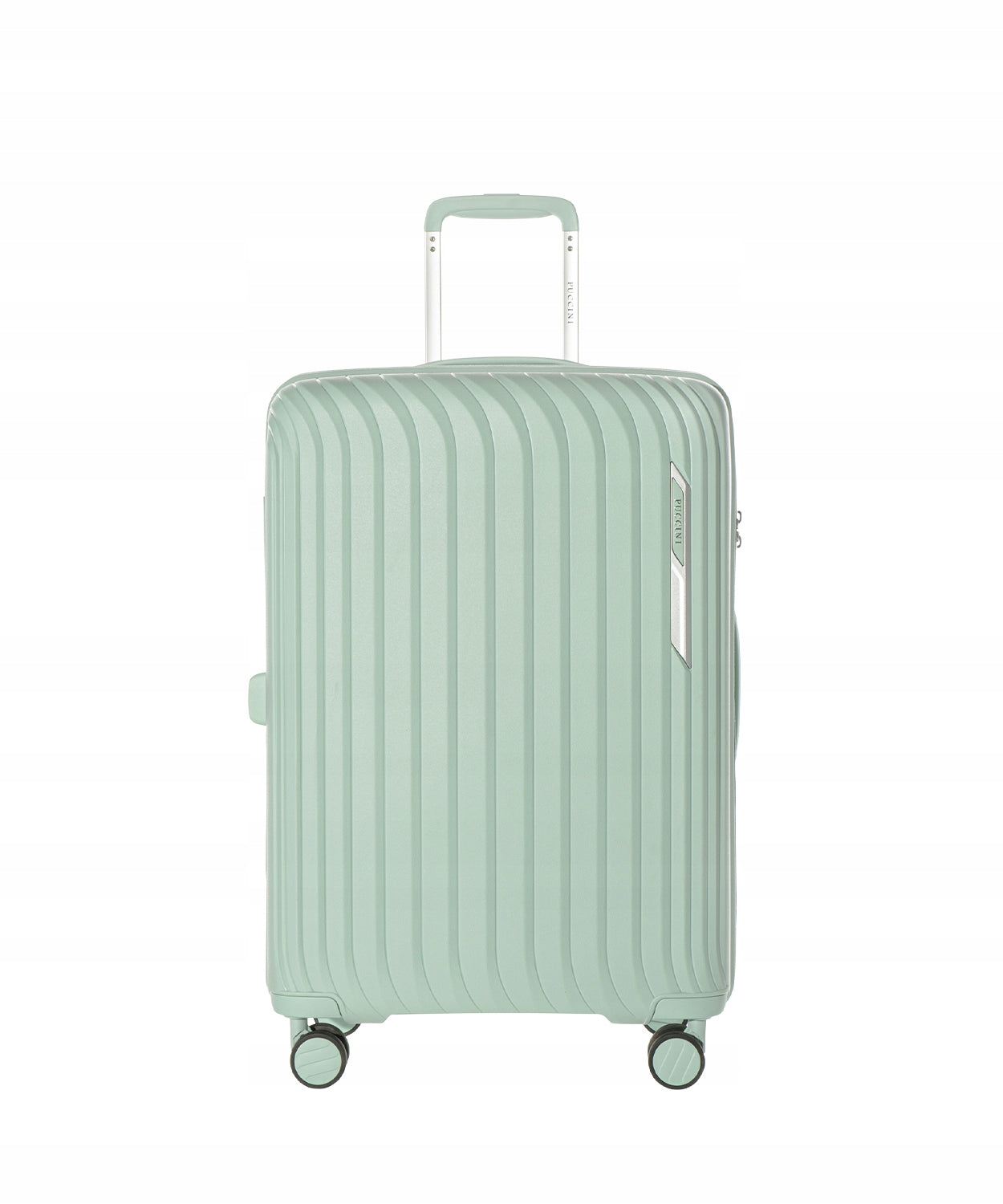 Suitcase Medium Travel On Wheels Hard Lightweight PUCCINI Mint PP024B-5C Packaging status original