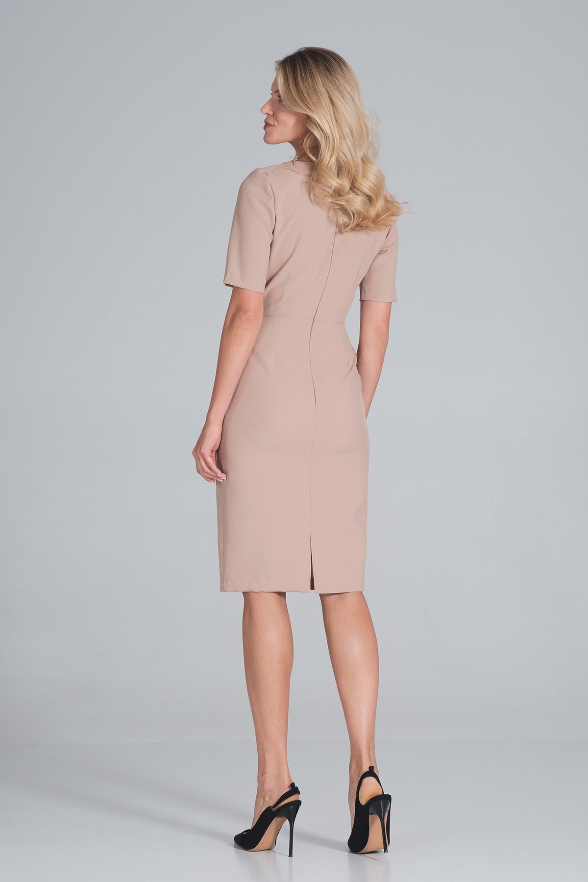 Kleid für Damen Figl, beige 