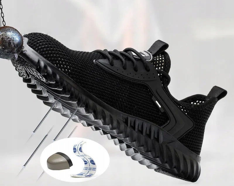 Summer Lightweight Breathable Protective Work Shoes OHS Sports Shoes Model buty robocze z siatki z podnoskiem