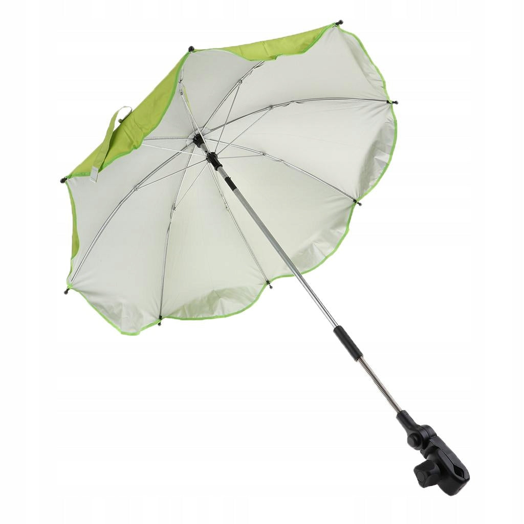 Summer Outdoor Beach Sunshade Umbrella Sun Protection Parasol Green