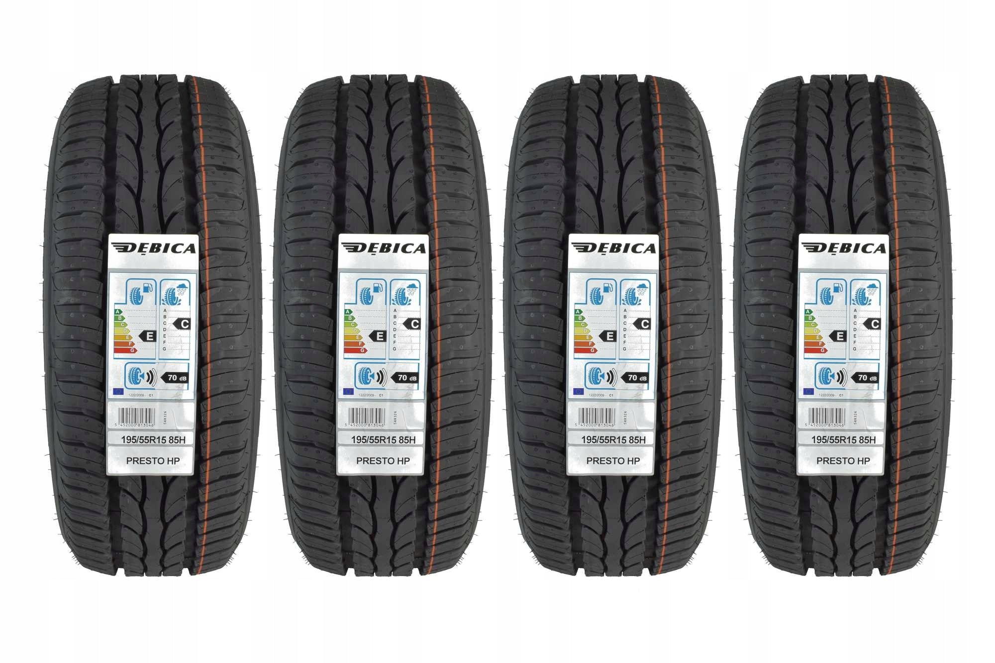 Summer tyre 195/55R15 DĘBICA Presto HP Number of tires offered 1 pc.