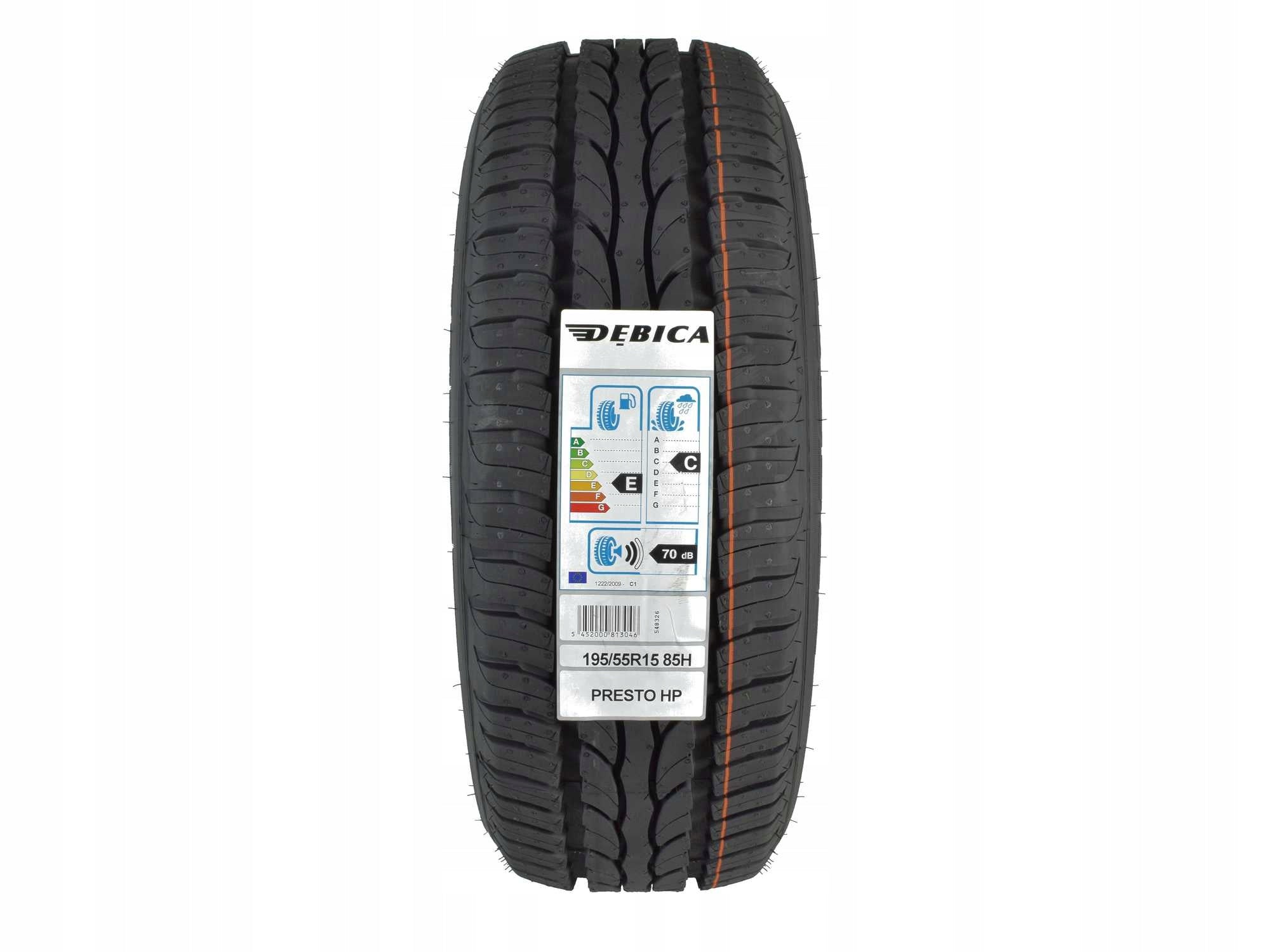 Summer tyre 195/55R15 DĘBICA Presto HP