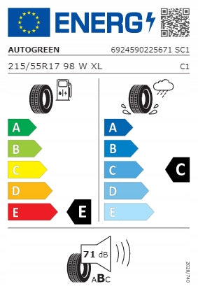 Summer tyre 215 55 R17 Autogreen Smart chaser-sc1 xl 98W 55R17 Season summer