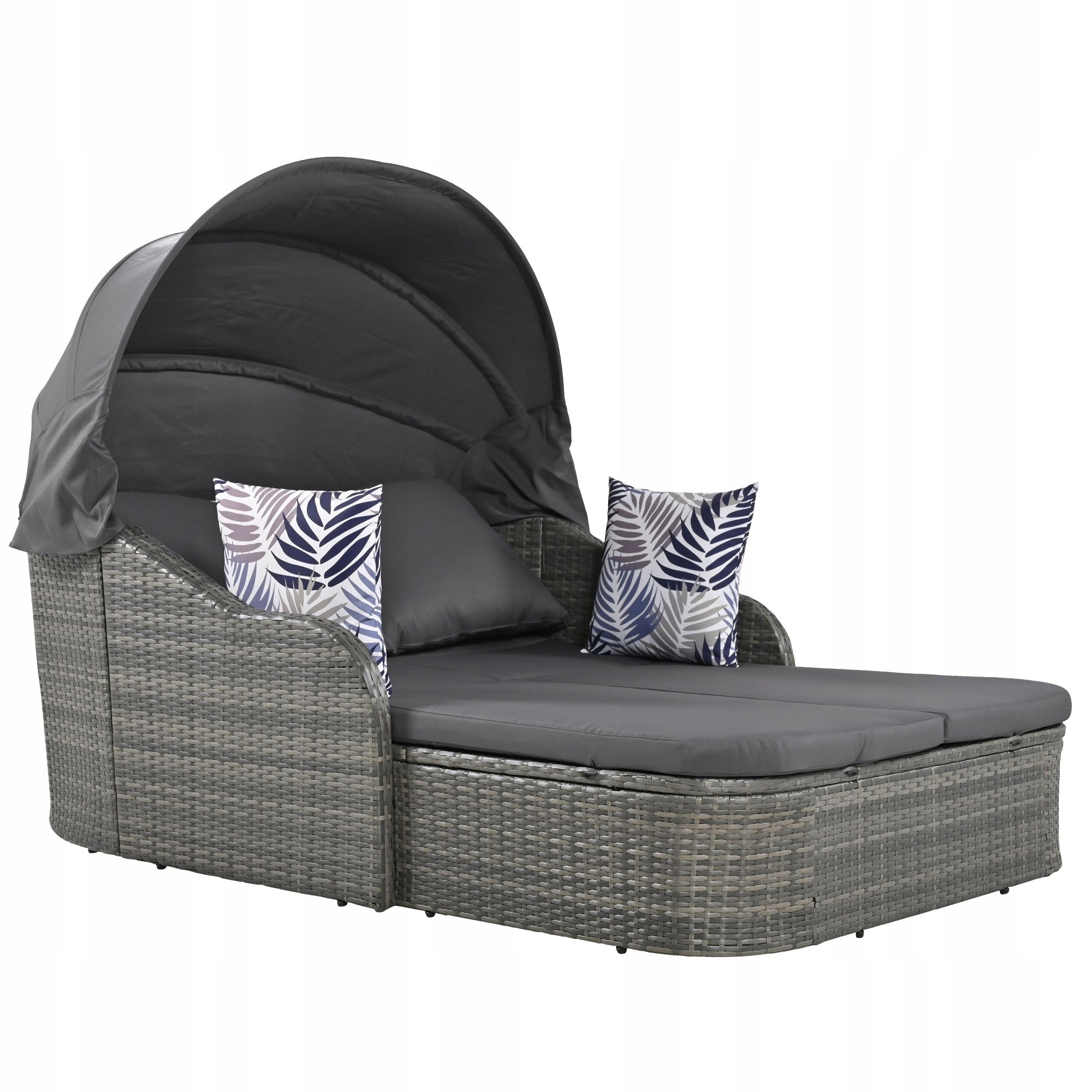 Sun Island Garden Recreational Chair Double Seat Rattan PE Style modern