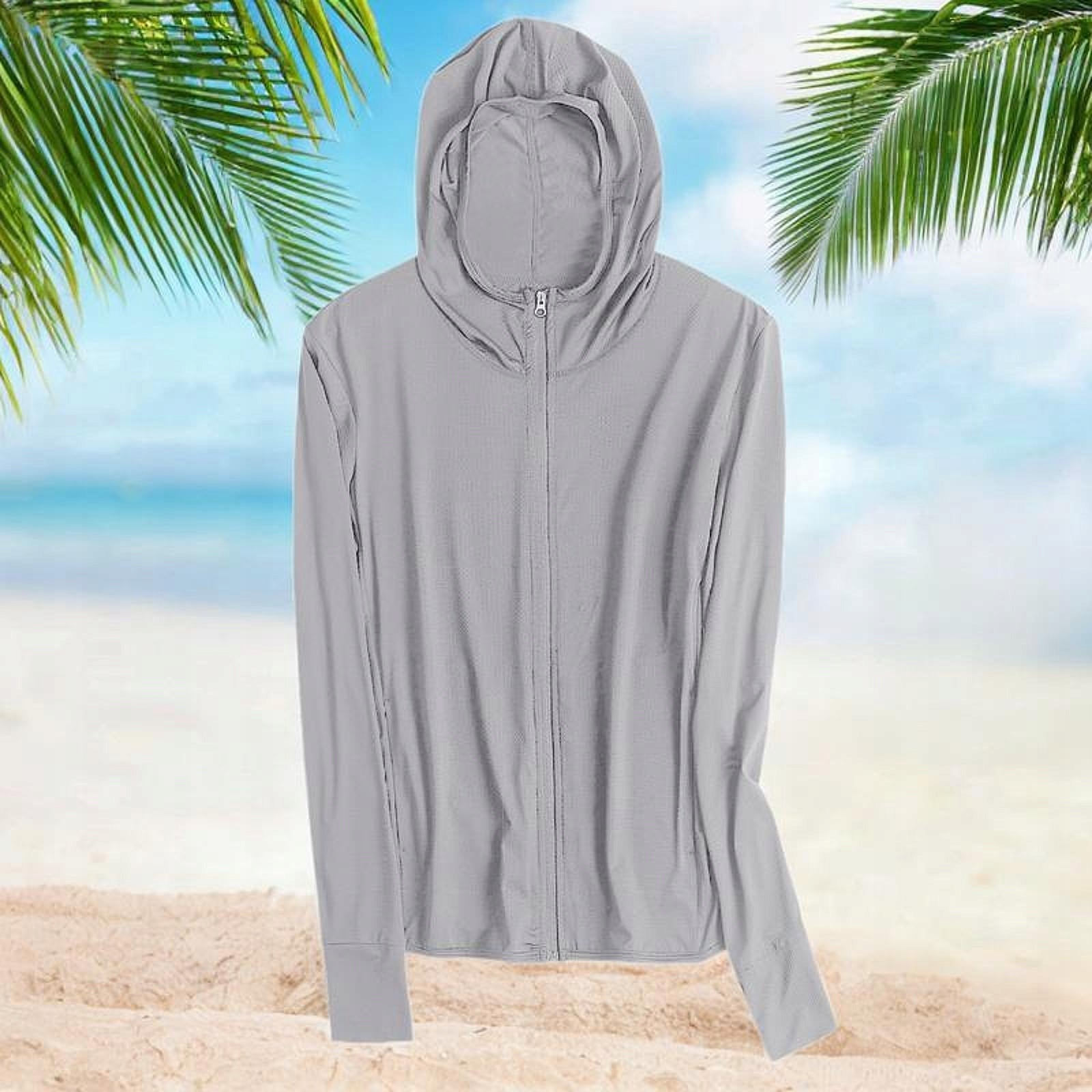 Sun Protection Jacket Clothing Cooling Hoodie Breathable Hoodie Light Grey Manufacturer code 02271120834