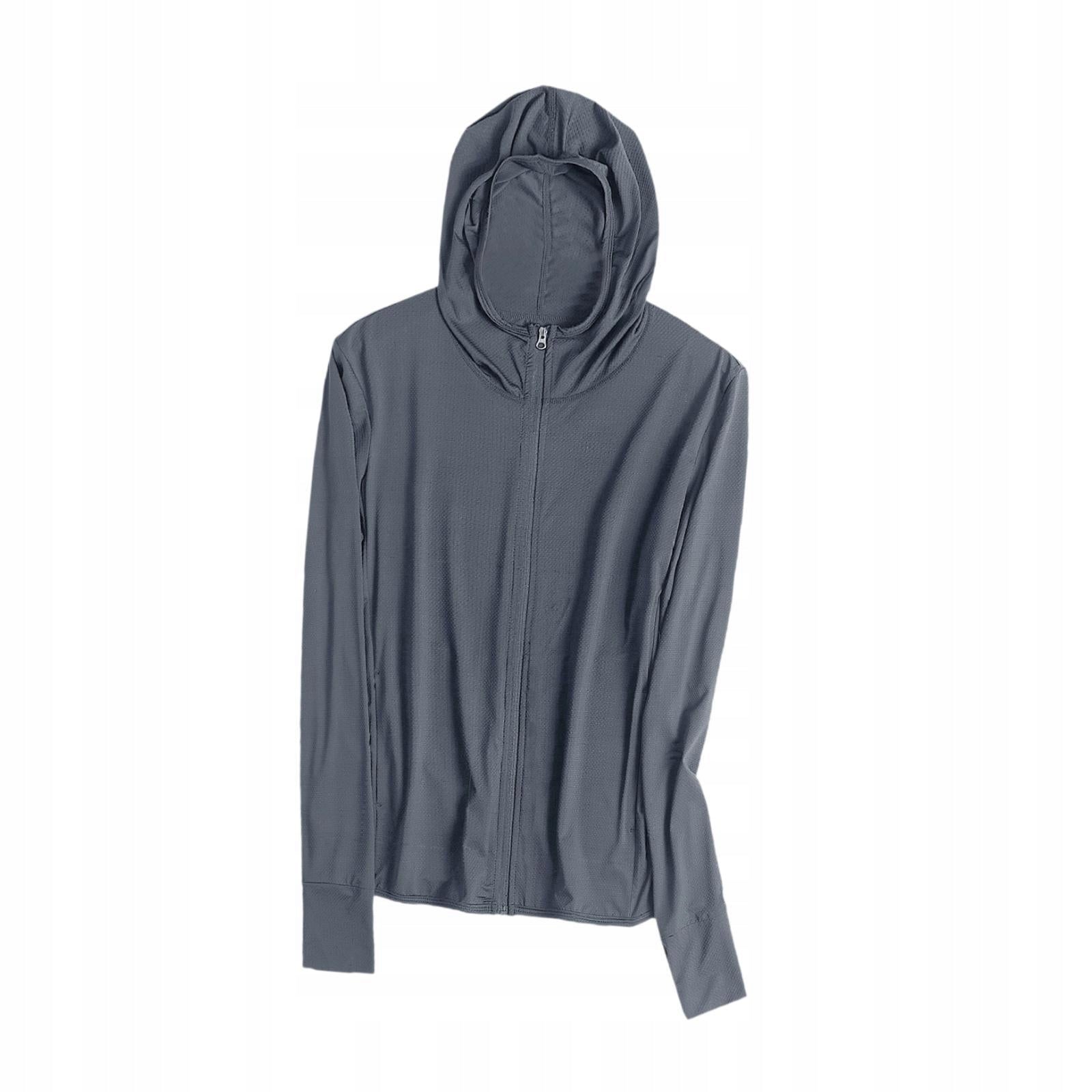 Sun Protection Jacket Summer Shirts Hoodie Clothing Hoodie Jacket for Grey