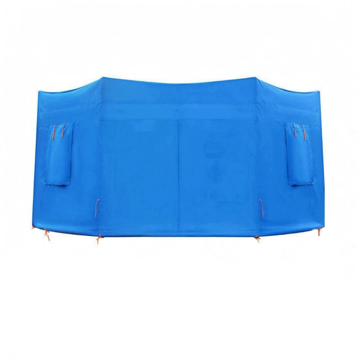 Sun Protection Tent Canopy Zippered Shelter Trampoline Cover Blue 14ft-8
