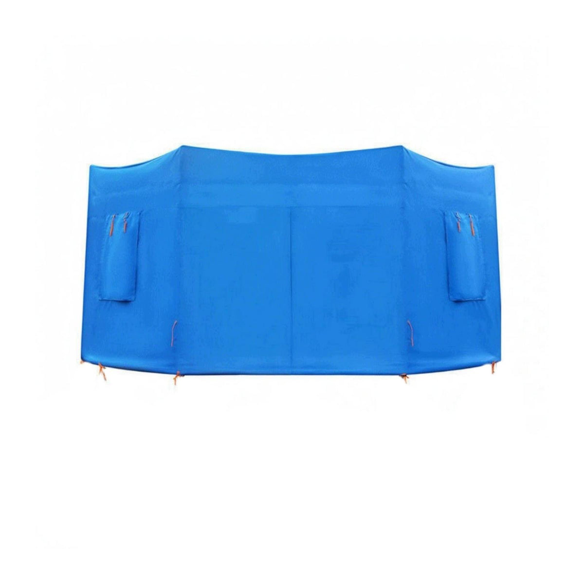 Sun Protection Tent Canopy Zippered Shelter Trampoline Cover Blue 15ft-6