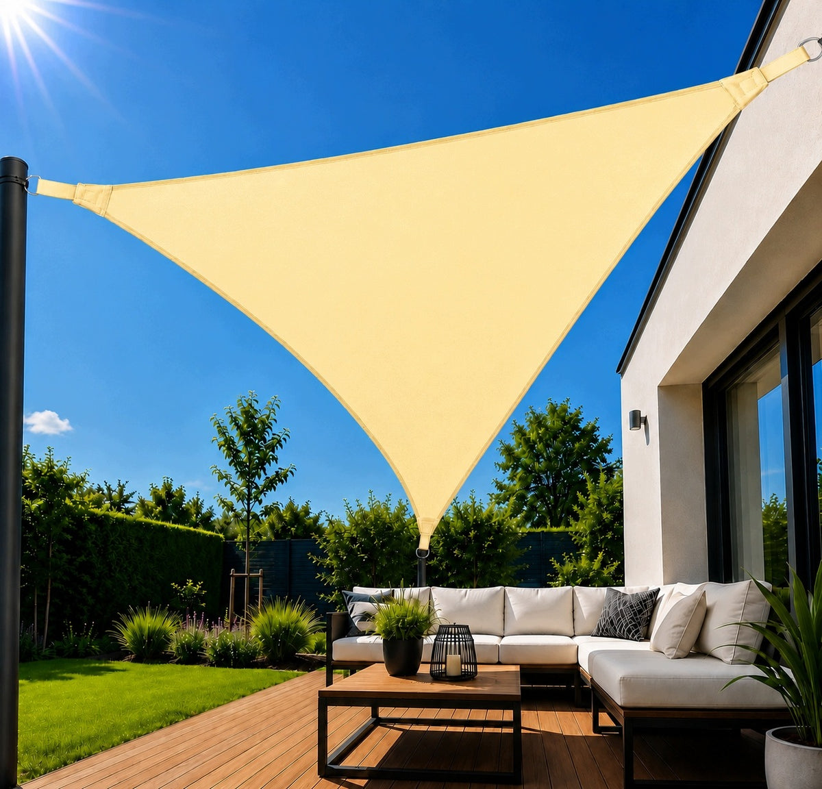 Sun Sail Prestige 3,6x3,6 m Sand UV 90% HDPE Manufacturer code AWDW1D21