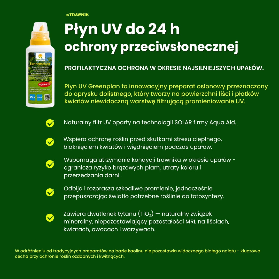 Sun protection liquid for plants, flowers and lawn UV 250 ml Manufacturer 100