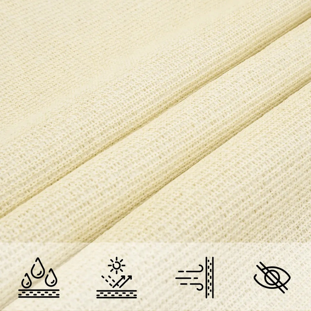 Sun sail, 160 g/m², cream, 2,5x3 m, HDPE Product height 300 cm