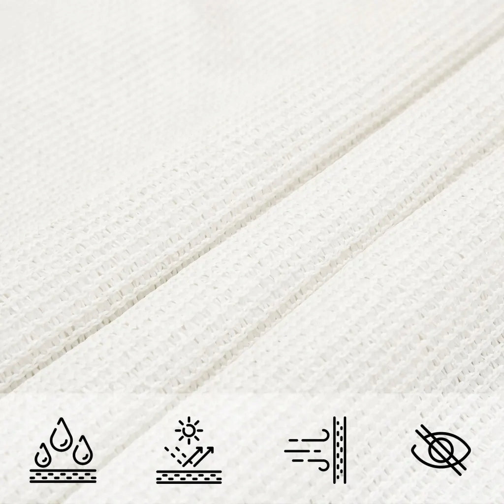 Sun sail, 160 g/m², white, 2,5x4 m, HDPE Product height 1 cm