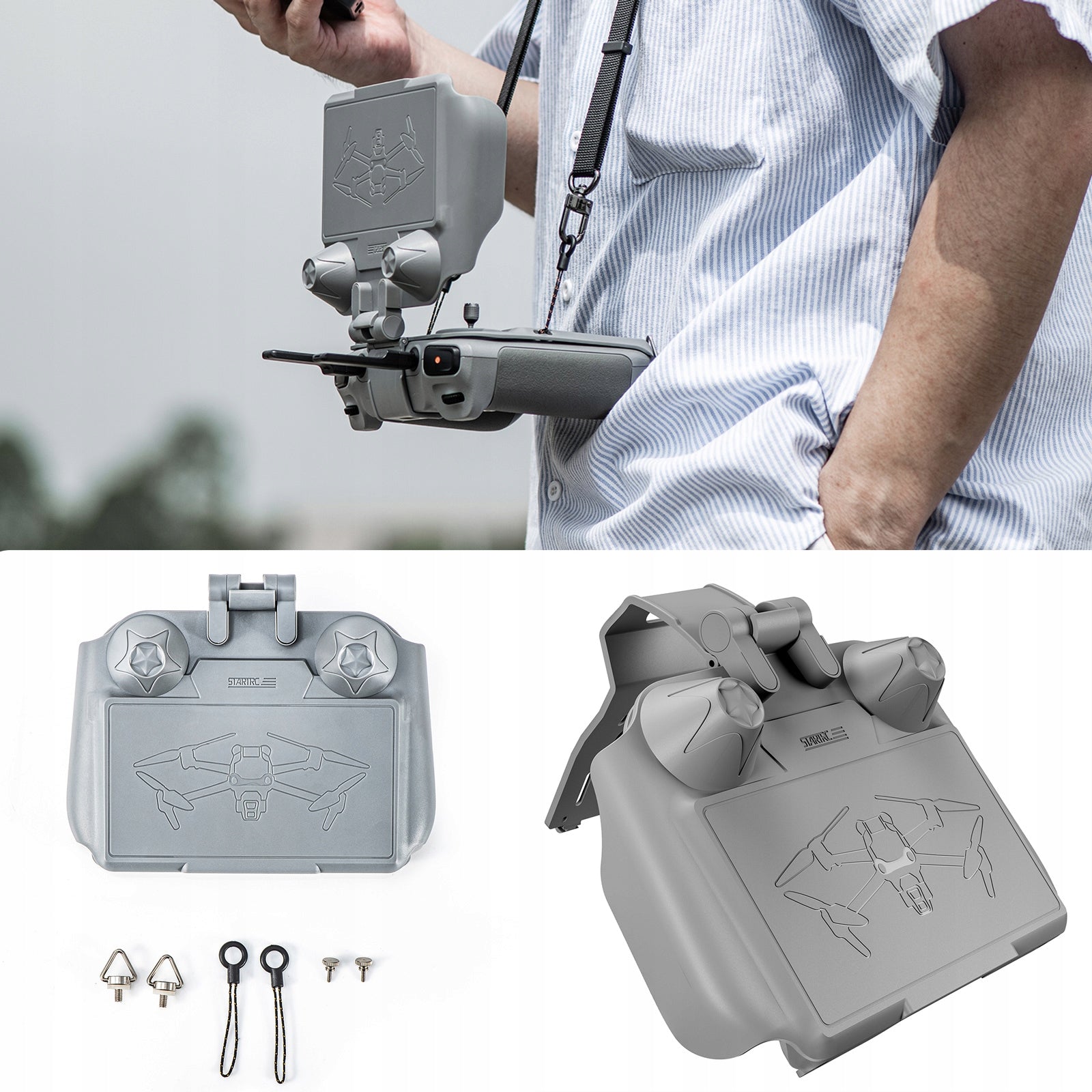 Sun visor and screen protector STARTRC for DJI RC /RC 2 controller Brand STARTRC