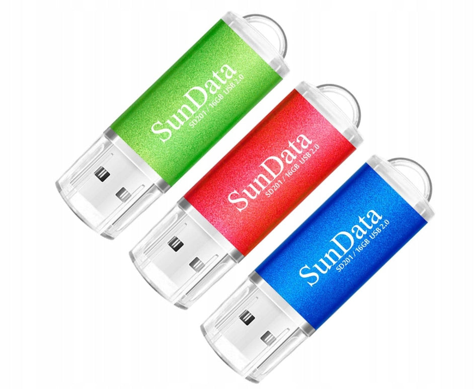 SunData 3 pieces 16GB USB flash drive 2.0