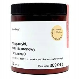 Sundose FOR SKIN ANTI-AGING Collagen fish flavor raspberry-lemon 309g