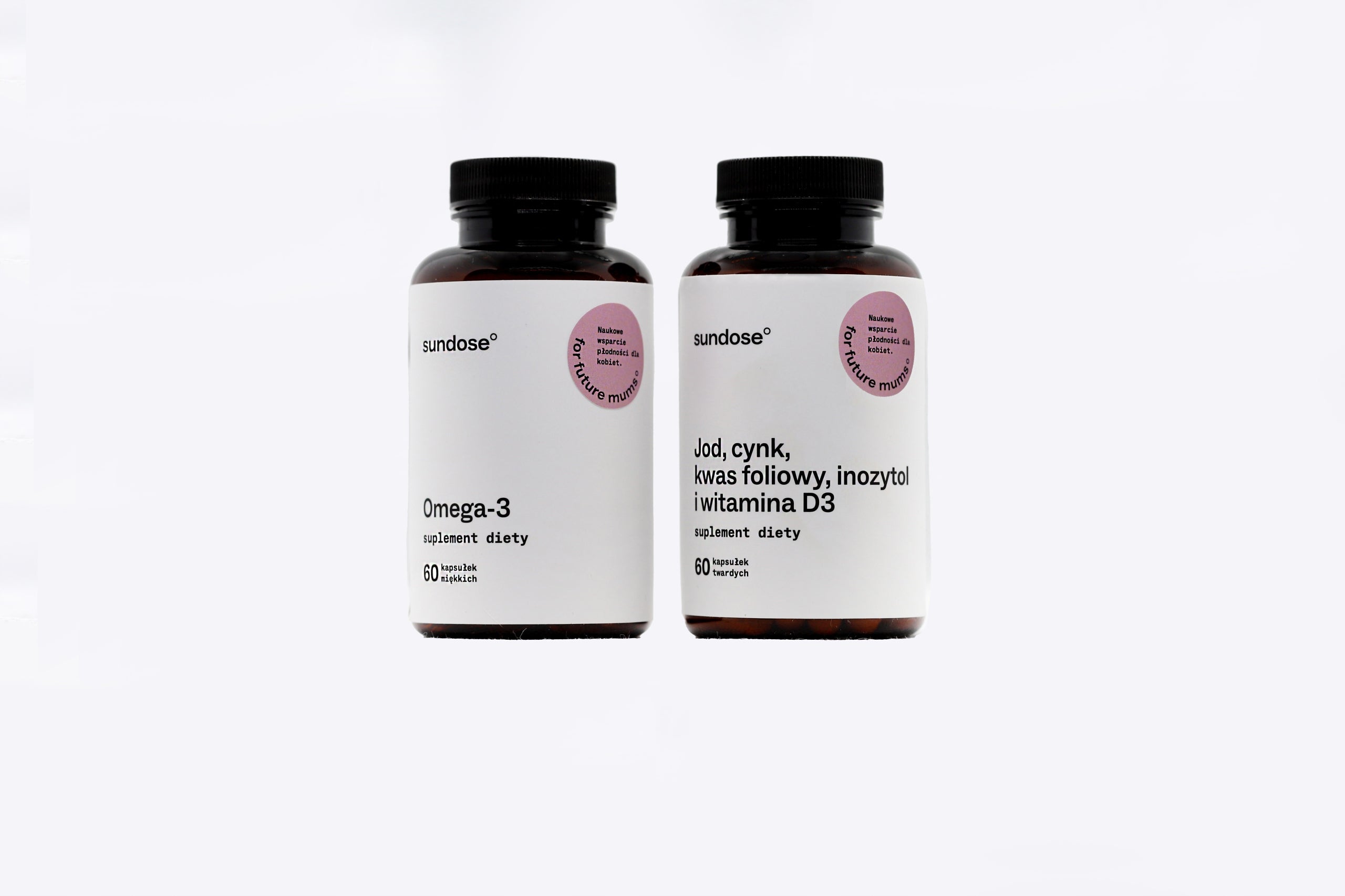 Sundose For Future Mums Omega-3 iodine zinc folic acid inositol vitamin D3 60+60 Packaging status original