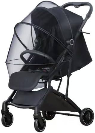 Sunshade Mosquito Net for Baby Stroller 2in1 Black