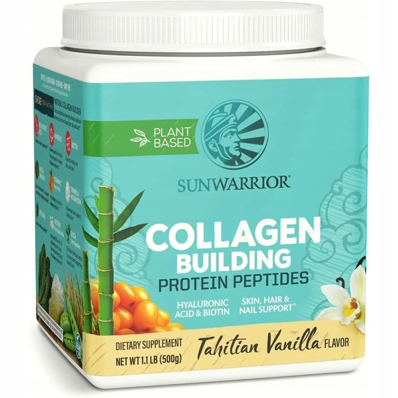 Sunwarrior Collagen Building Protein Peptides Vanilla Tahitian 500 g