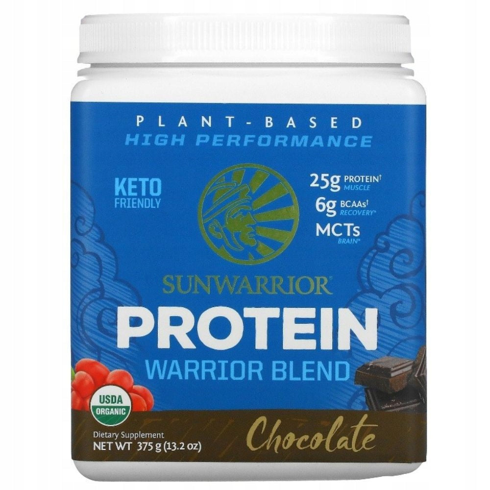 Sunwarrior Warrior Blend Vegan Protein Chocolate Keto Regeneration 375g
