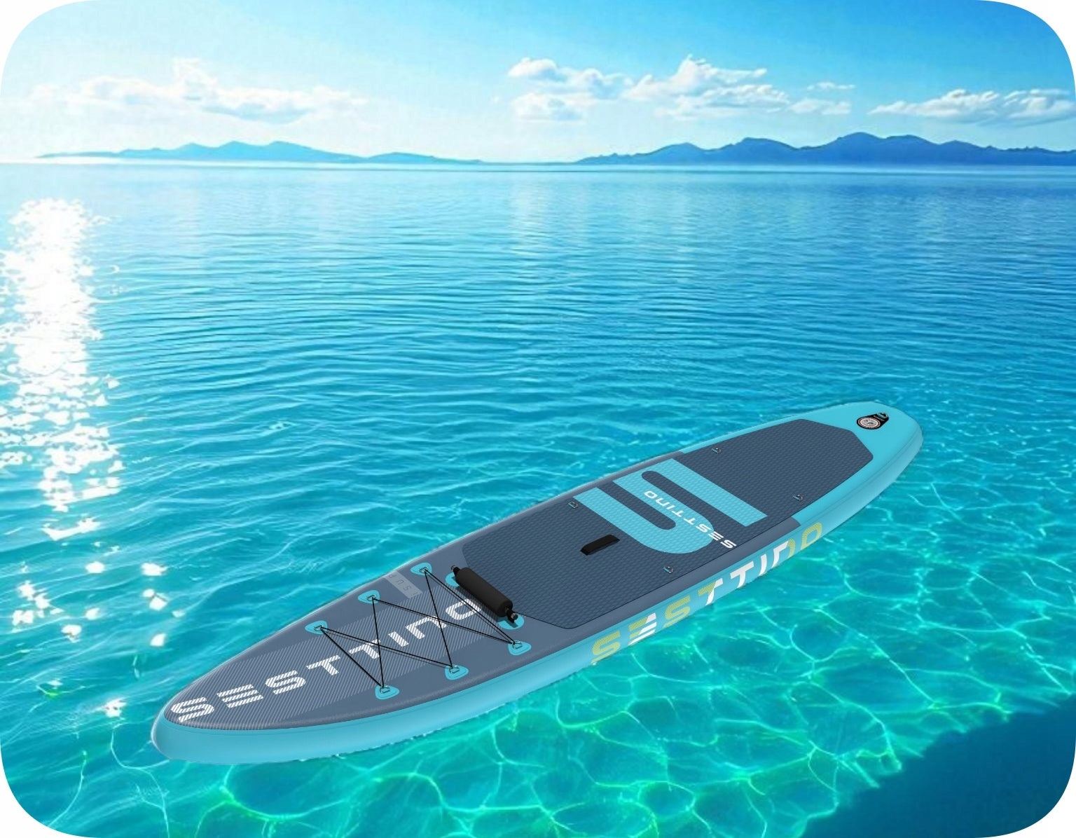 Sup Board For Swimming Pumped 350cm FULL SET Stand Up Paddle SESTTINO Manufacturer code SSUP002