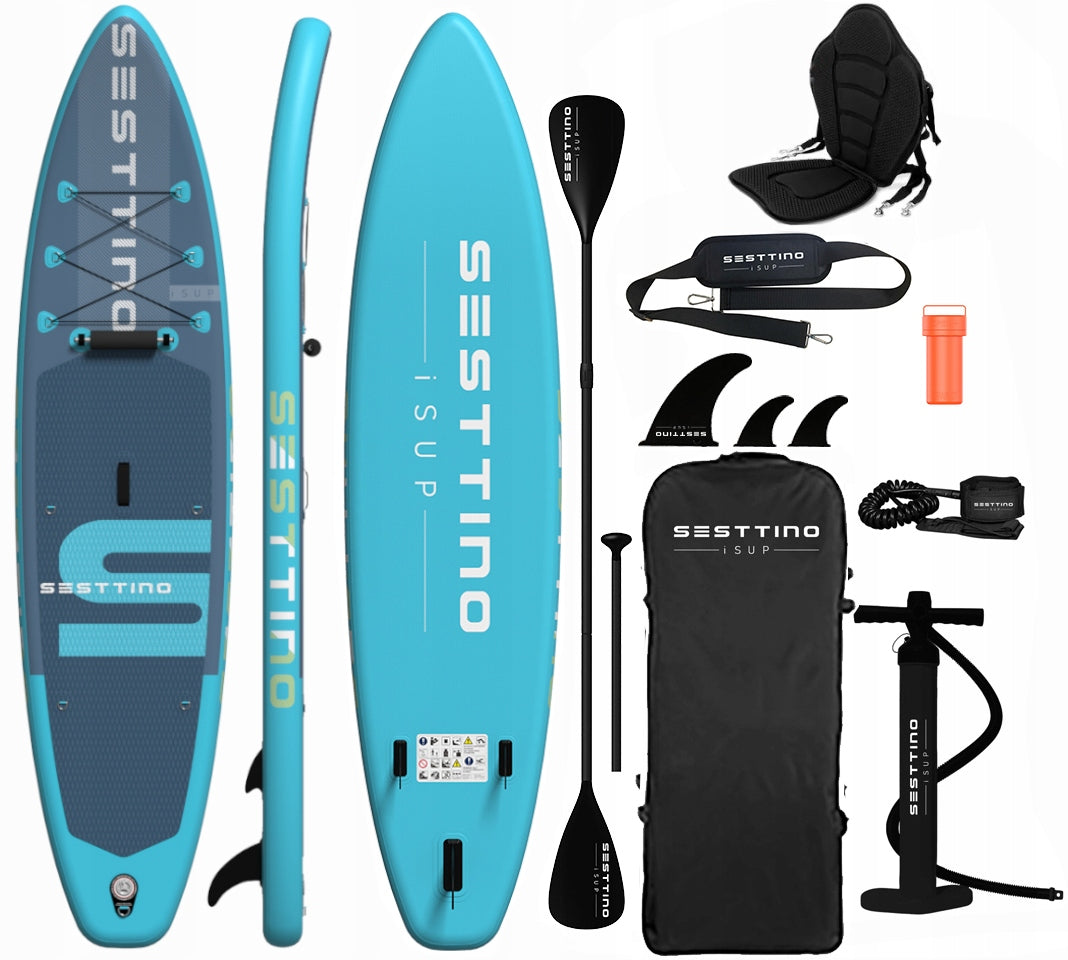 Sup Board For Swimming Pumped 350cm FULL SET Stand Up Paddle SESTTINO