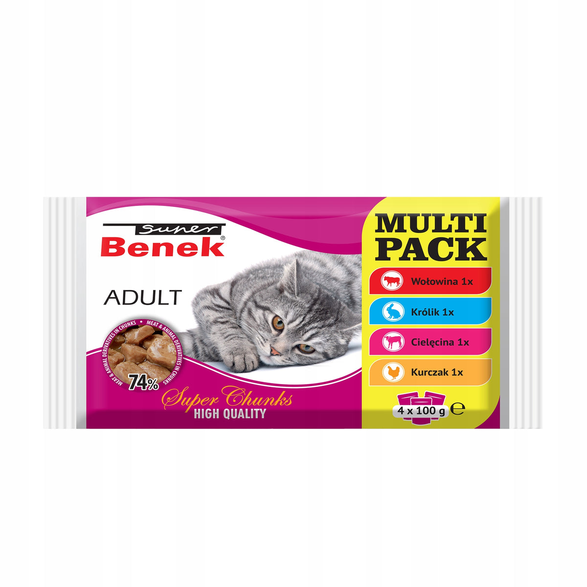 Super Benek Cat Sachet ADULT 4PCS