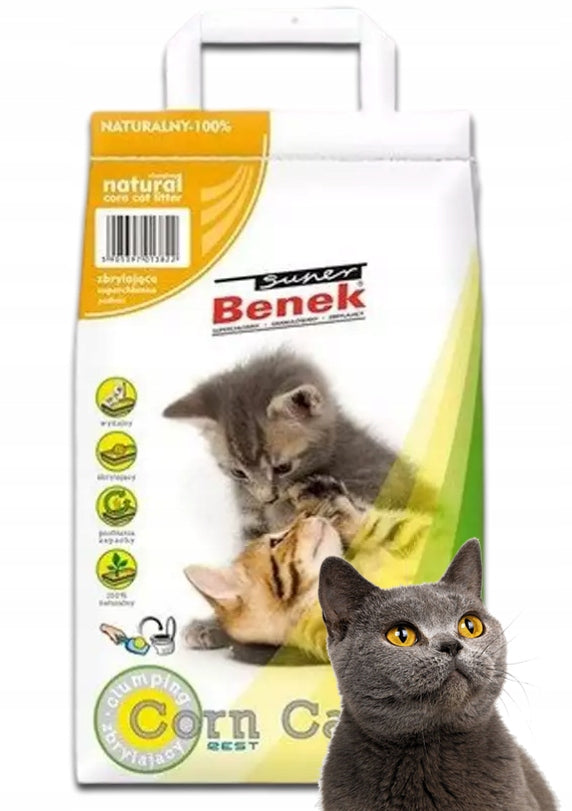 Super Benek Corn Cat Golden 7L Product weight 5.3 kg