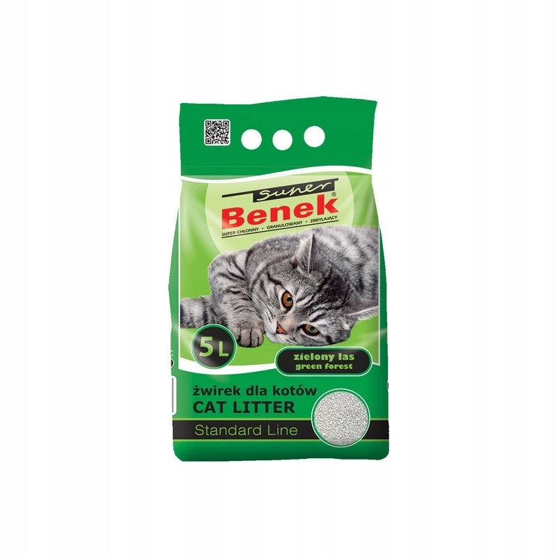 Super Benek Standard Green Forest Active 5L Packaging status original