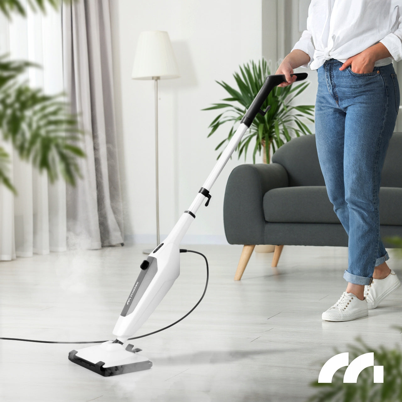 Super MOP STEAM Multifunctional Electric STEAM CLEANER - LARGE XXL SET Manufacturer code Mop Parowy Elektryczny MalTec 113483