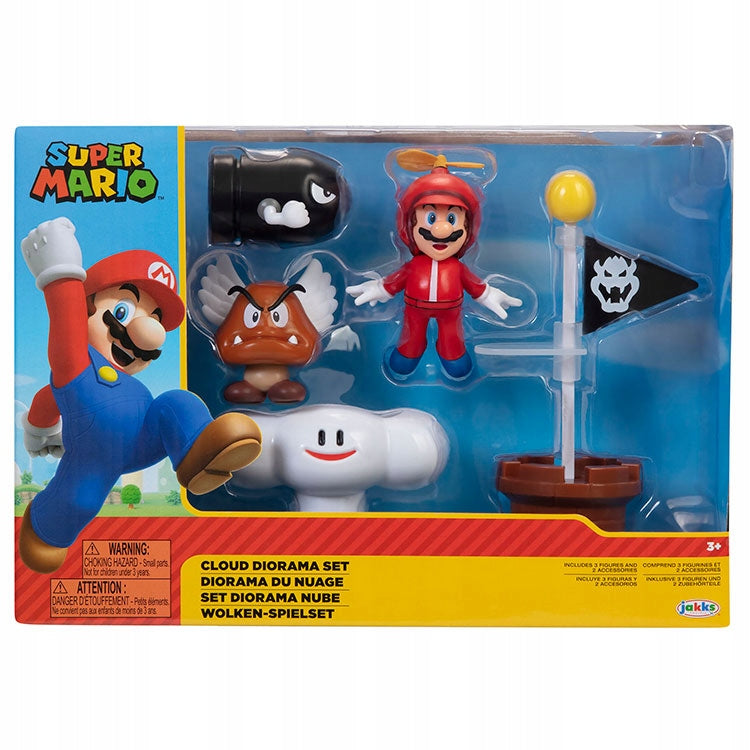 Figūrėlių rinkinys Super Mario Cloud Diorama