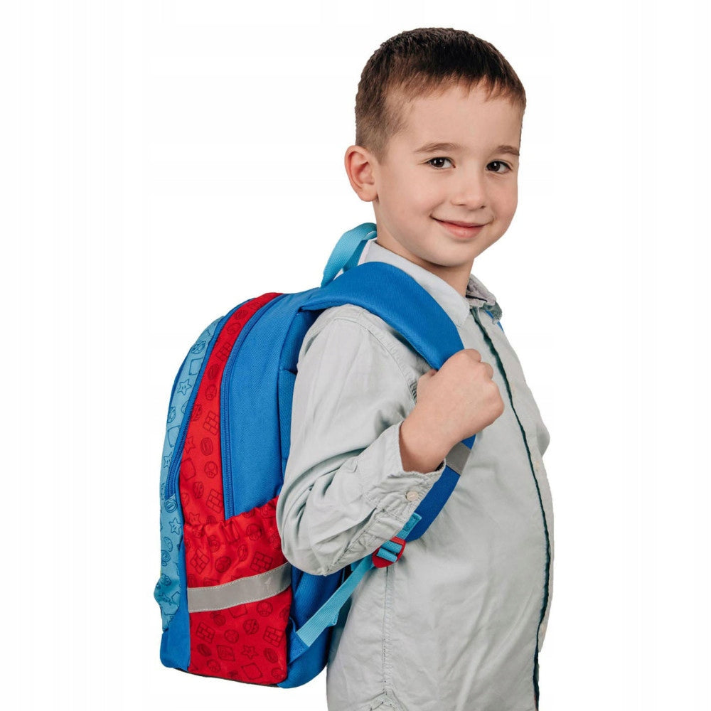 Super Mario Jump iskolatáska, táska 43 cm Brand Kids Euroswan