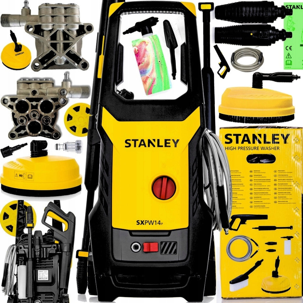 Super PRESSURE WASHER STANLEY 170 BAR aluminium SET + PATIO