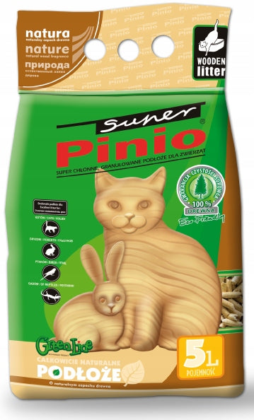 Super Pinio Pellet Wooden Cat Litter Natural 5L