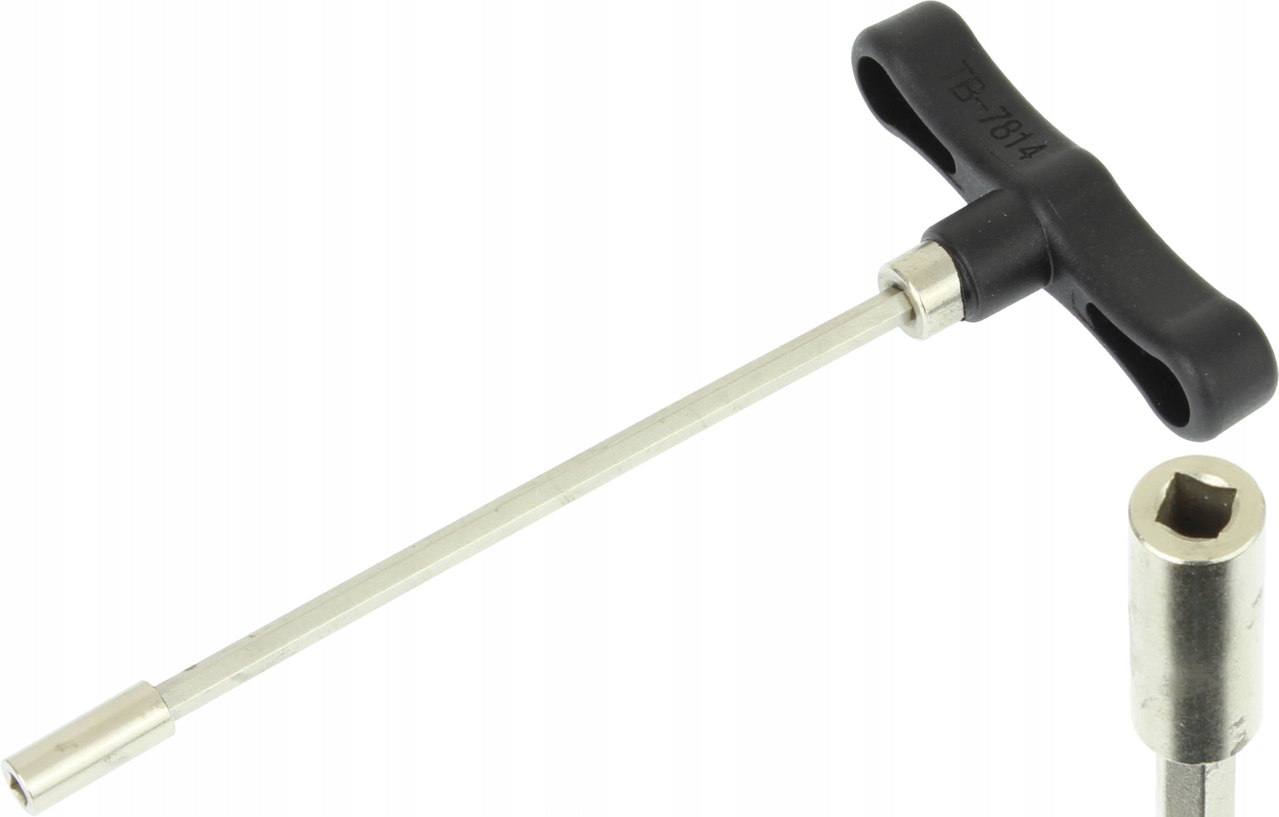 Super-b wrench for nipples long 80 mm square 3,2 mm For for spokes