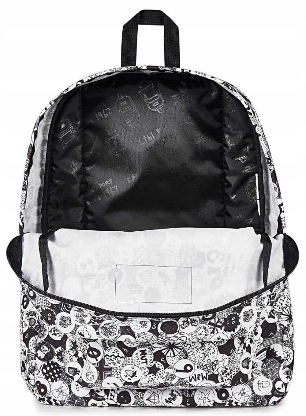 SuperBreak One JanSport EK0A5BAGA0L1 Doodle Dots Backpack Packaging status original