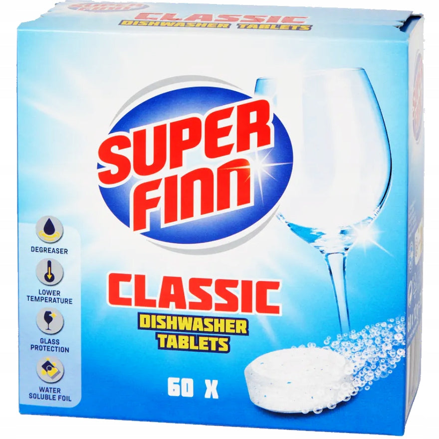 Superfinn Classic Dishwasher Tablets 60 Pieces