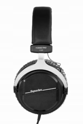 Superlux HD-660 Pro 32 Ohm Studio Headphones Closed Around-Ear Brand Superlux