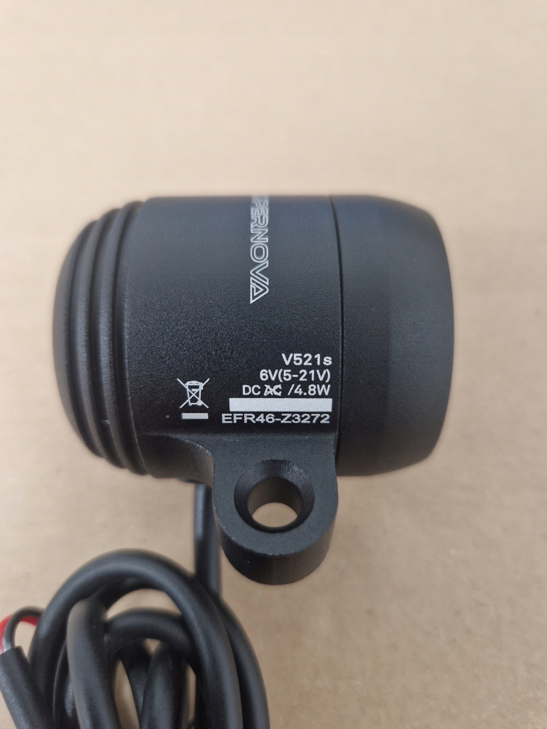 Supernova V521s front lamp E-Bike 100 lux 5-21V Bosch Shimano LED Brand Supernova