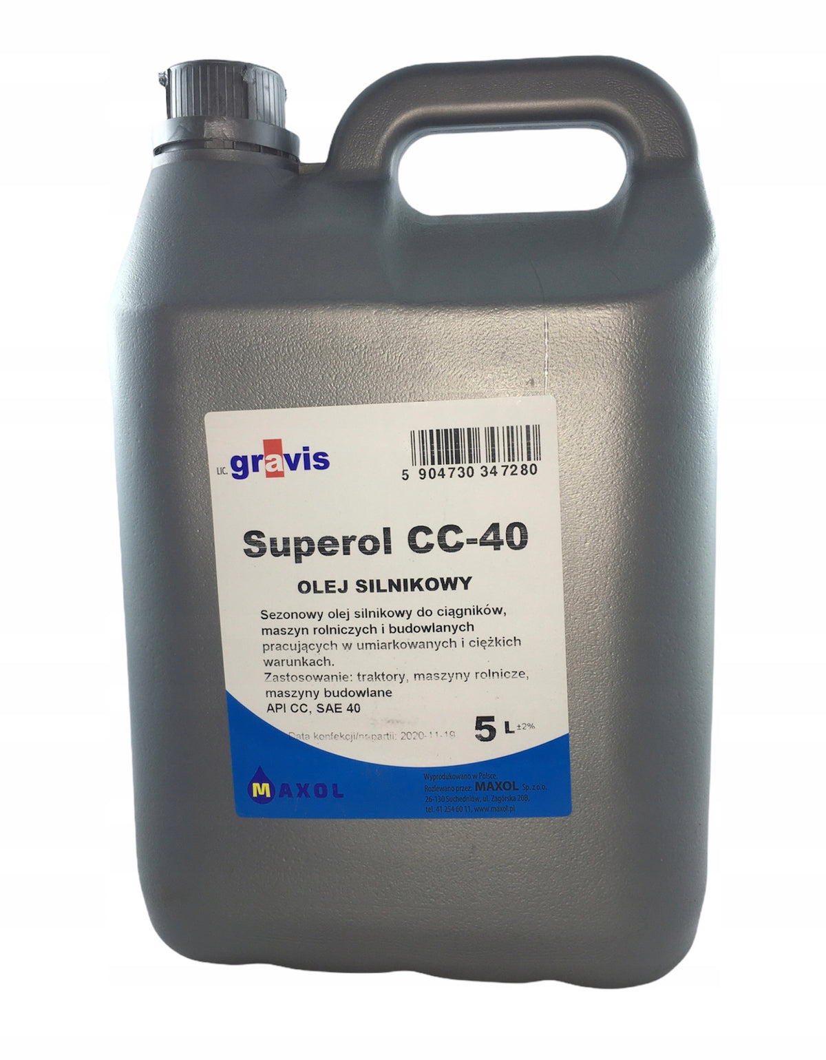 Superol CC-40 5L engine oil