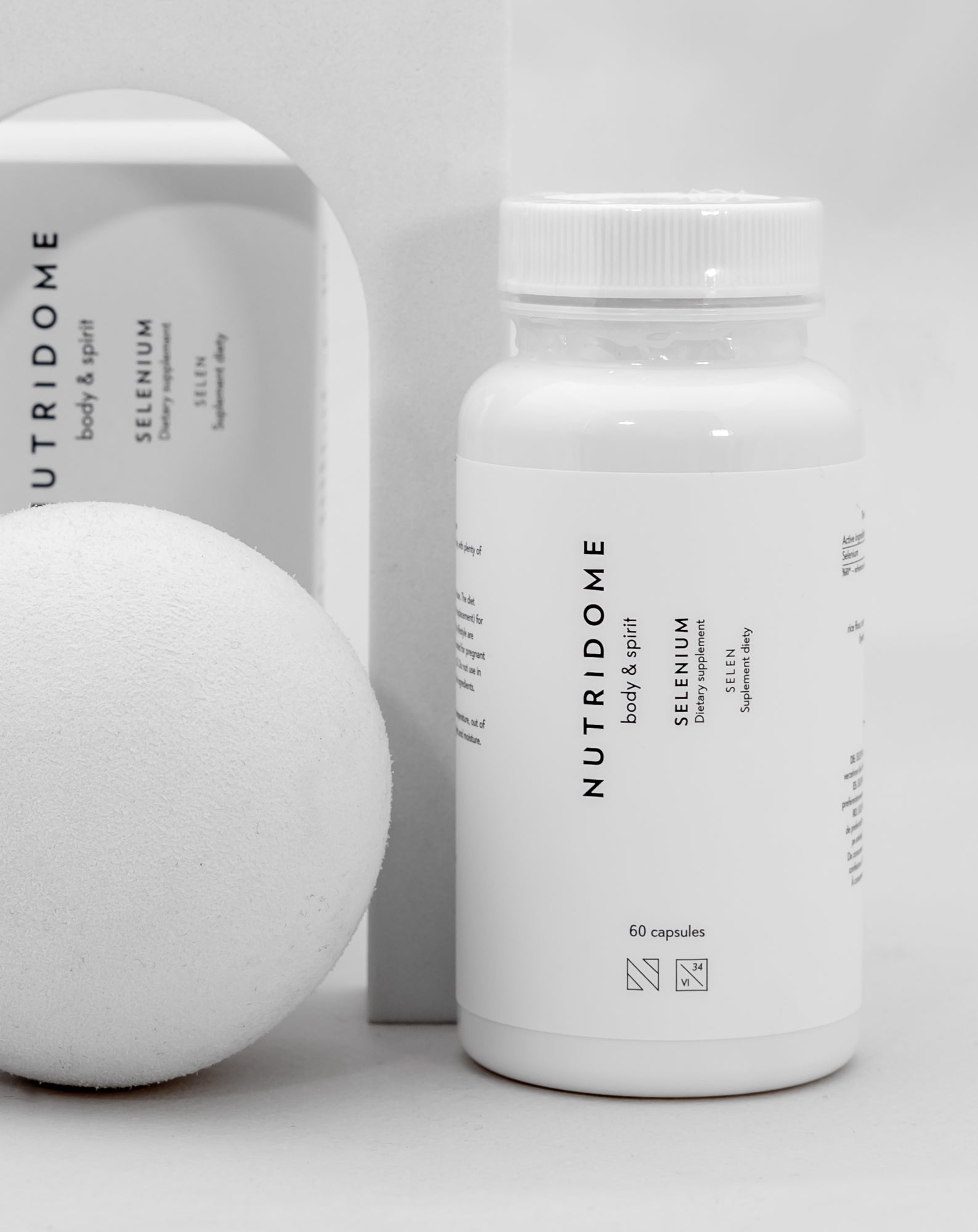 Supplement Nutridome SELEN 60 caps. for IMMUNITY and healthy THYROID SKIN Brand Nutridome