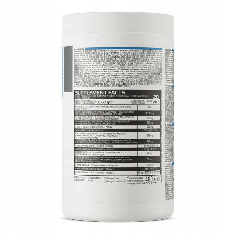 Supplement OstroVit Flex Regen 400 g peach-pear Manufacturer code 5903246227161