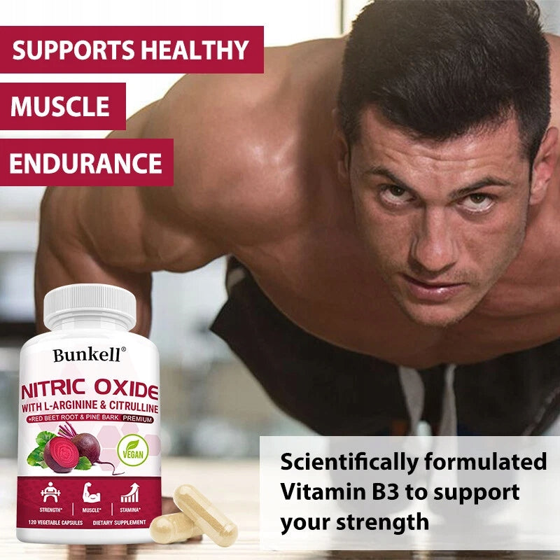 Supplement increasing the level of nitric oxide (L-arginine, L-citrulline, ex... Expiration date at least 1 year from the date of purchase