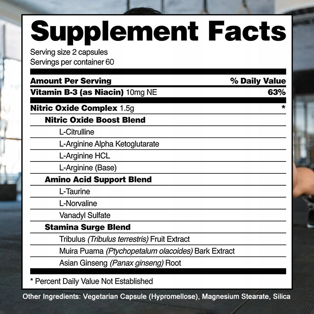 Supplement increasing the level of nitric oxide – support for circulation and flow Expiration date at least 1 year from the date of purchase