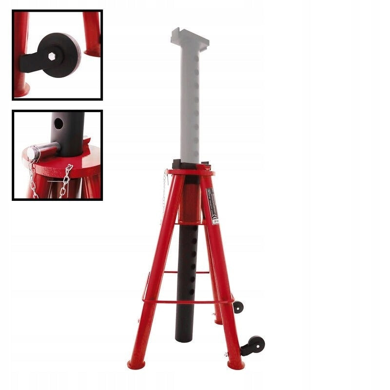 Support Kobyłka Workshop Stand up to 12T 74-122cm Red