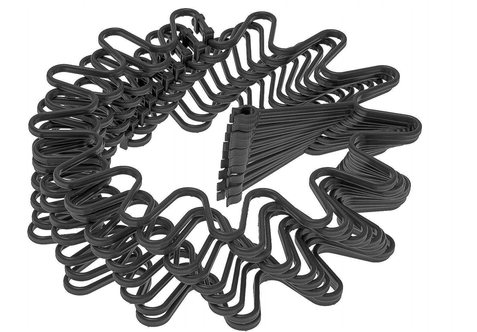 Support Ring Clamp for Hydrangea Plants Black 21cm 20pcs Brand no brand