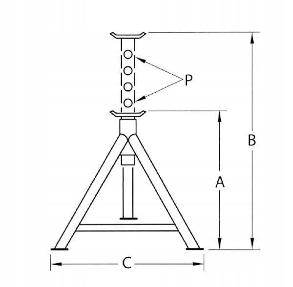 Support goat 8 tons CAX8G2 Brand Compac