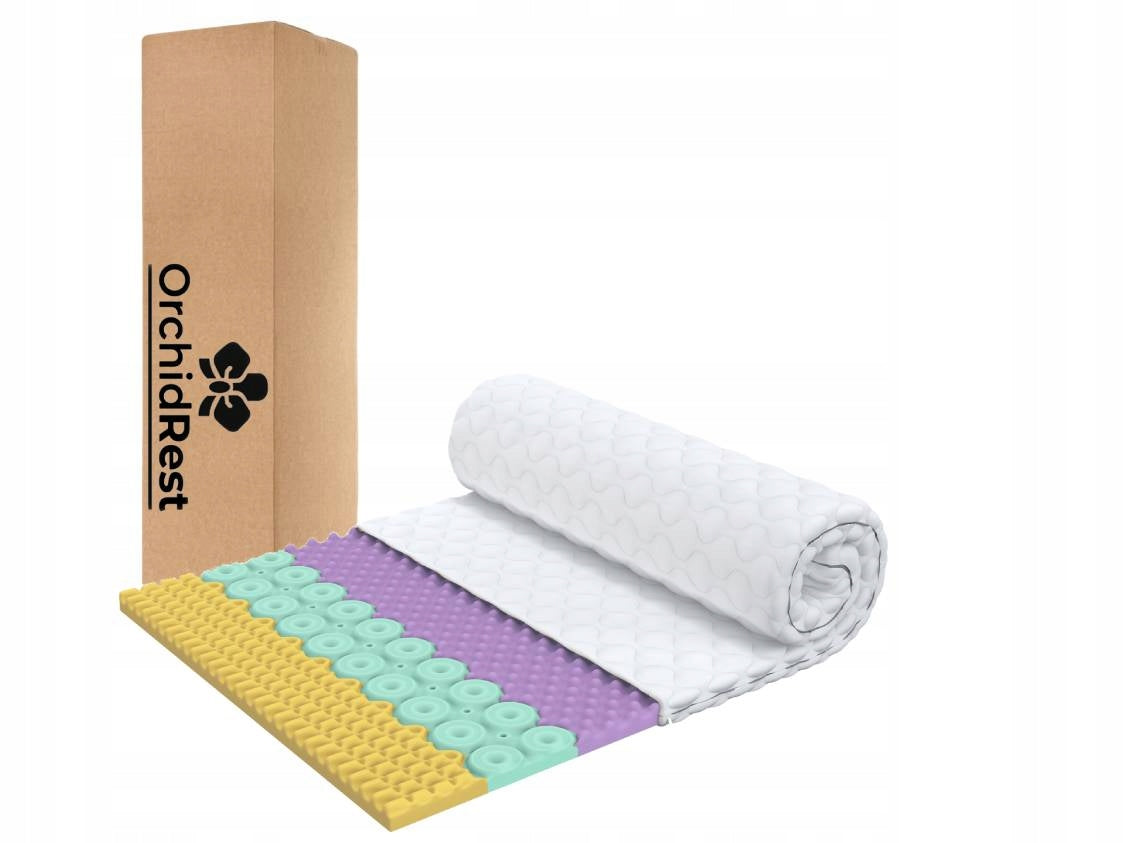 Surface Mattress 160x200 x 5cm, H3, 7 zones, profiled topper; Packaging status original
