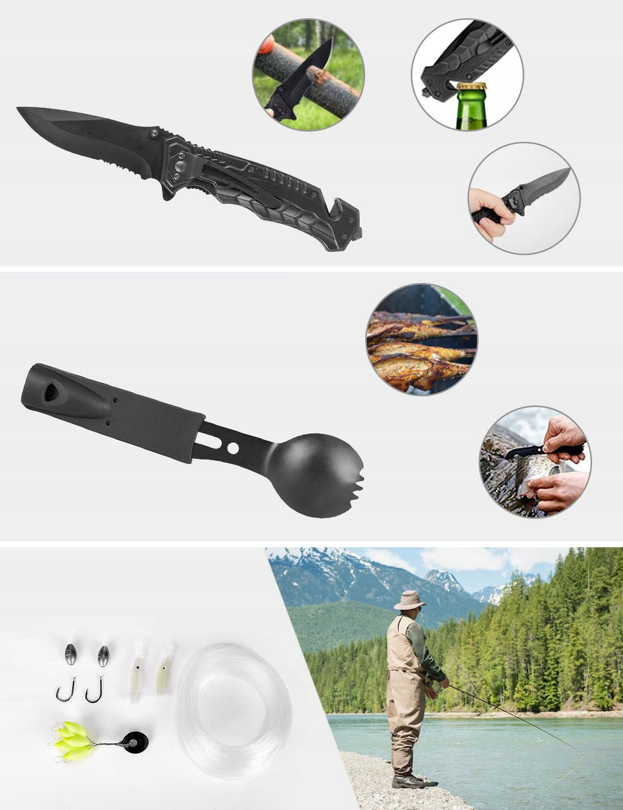Survival Kit, Outdoor, Rescue 72in1 Manufacturer code 07034344
