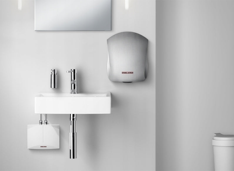 Händetrockner STIEBEL ELTRON High-Speed ​​910 W Ultronic W, Edelstahlfarbe 